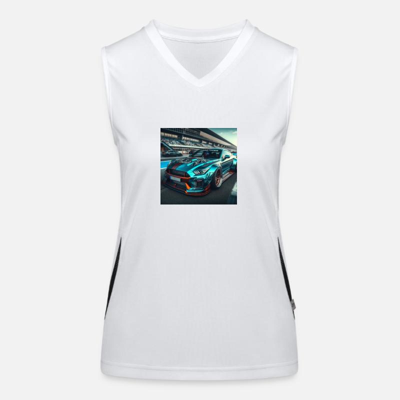 Car Women's Functional Contrast Tank Top