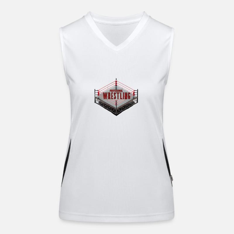 professional wrestling Funktionelles Kontrast-Tank Top für Frauen