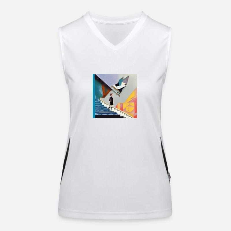 Passing by Women's Functional Contrast Tank Top