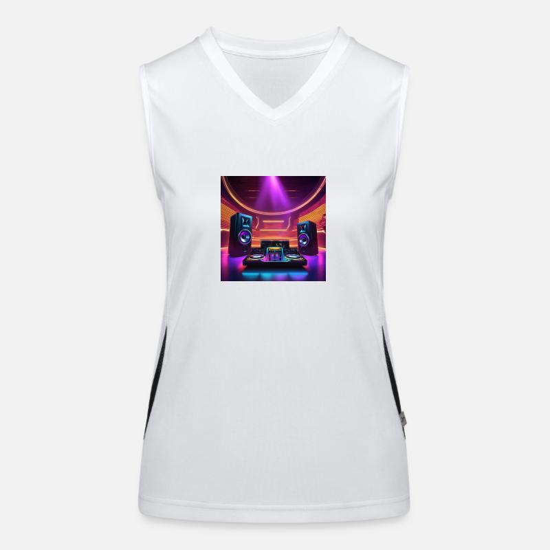 Workstation Funktionelles Kontrast-Tank Top für Frauen