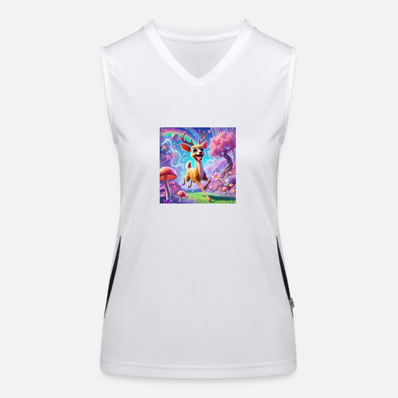 WUNDERHIRSCH Funktionelles Kontrast-Tank Top für Frauen