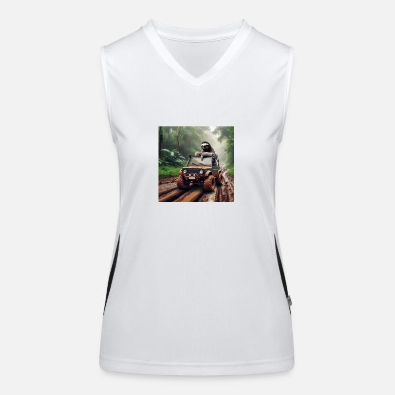 Sloth Wanderer 4x4 Women's Functional Contrast Tank Top