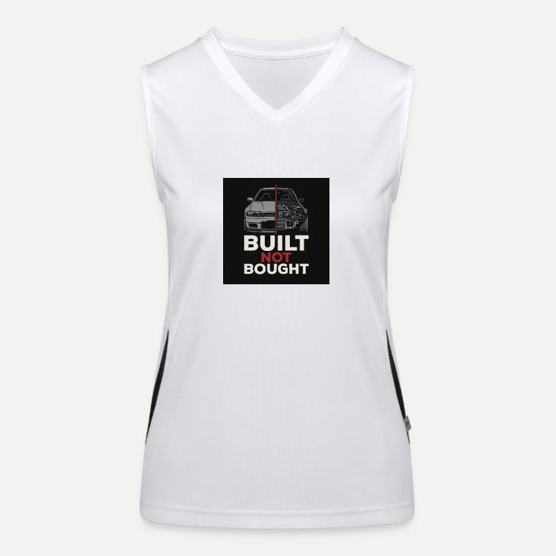 Built Car Design Tuning Funktionelles Kontrast-Tank Top für Frauen