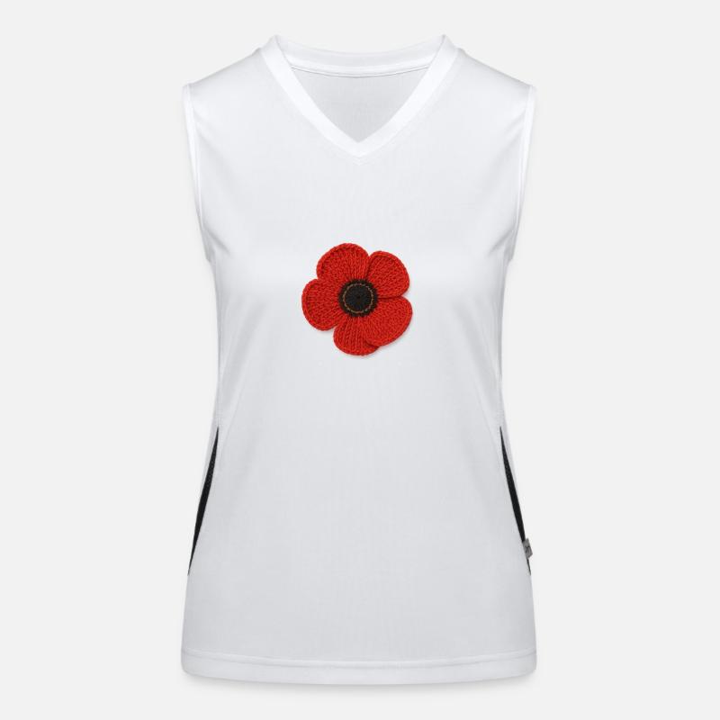 Flowers Women's Functional Contrast Tank Top