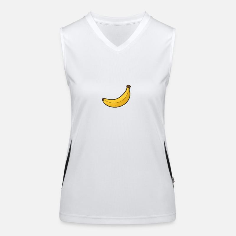 Banane Funktionelles Kontrast-Tank Top für Frauen