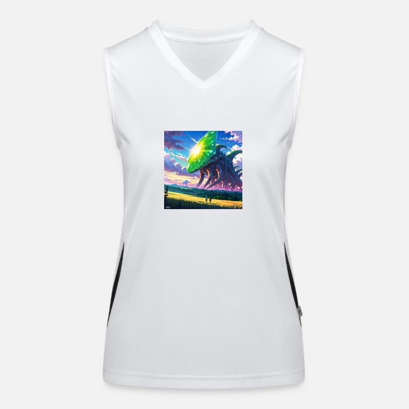 Leonardo Anime XL Funktionelles Kontrast-Tank Top für Frauen