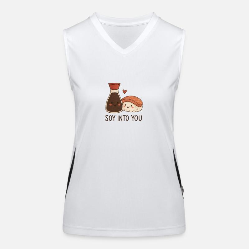 Soy into you Funktionelles Kontrast-Tank Top für Frauen