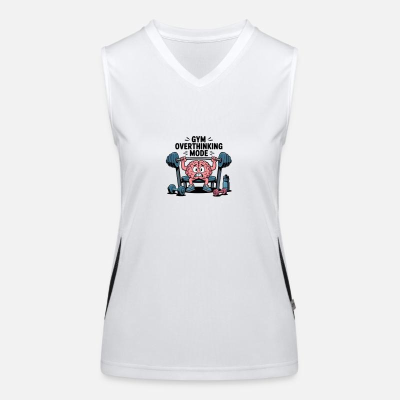 Gym Overthinkig Mode Funktionelles Kontrast-Tank Top für Frauen