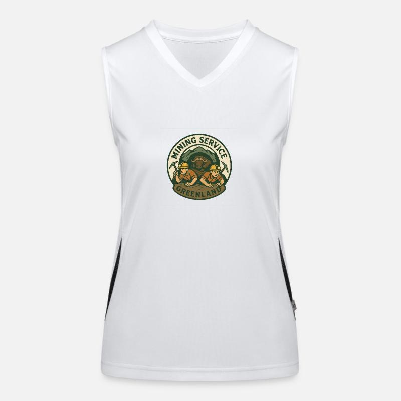 Mining Funktionelles Kontrast-Tank Top für Frauen
