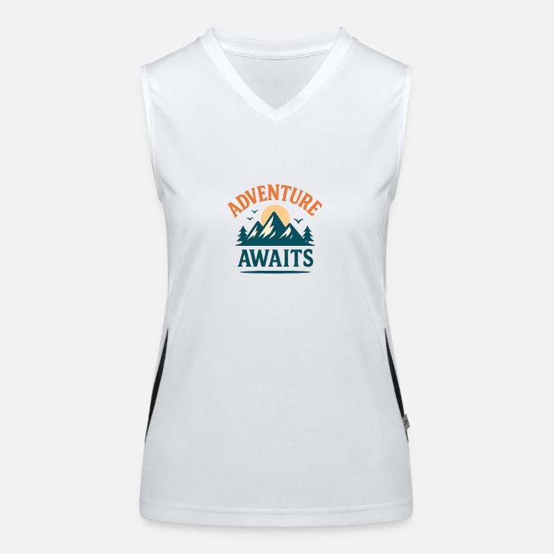 Adventure Awaits – Explore More Women's Functional Contrast Tank Top