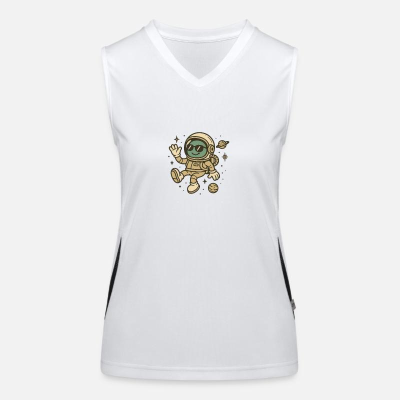 Welcome to space Women's Functional Contrast Tank Top
