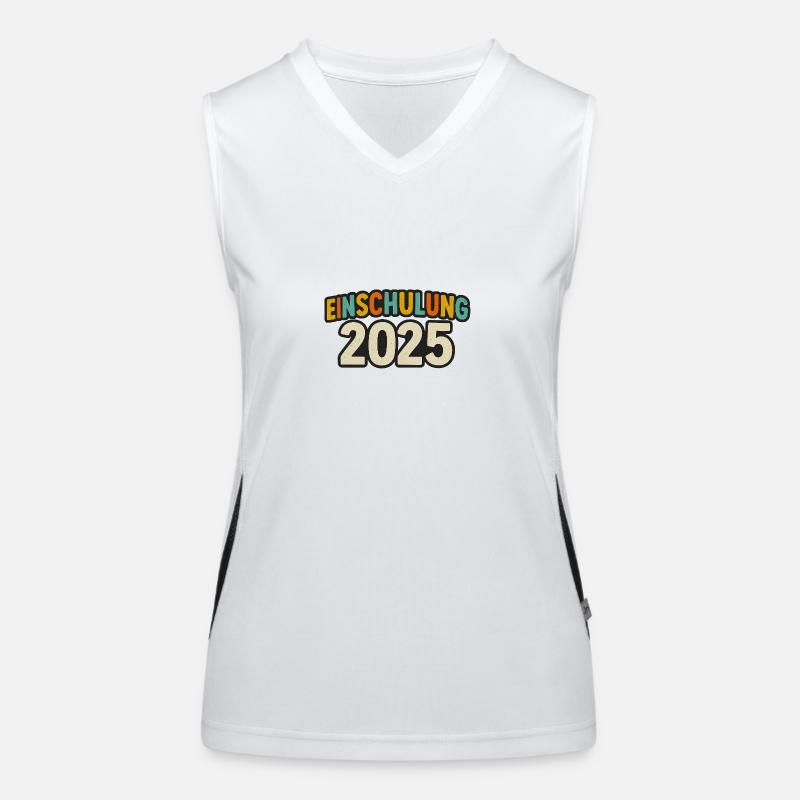 Bunt & Bereit – Einschulung 2025 Funktionelles Kontrast-Tank Top für Frauen