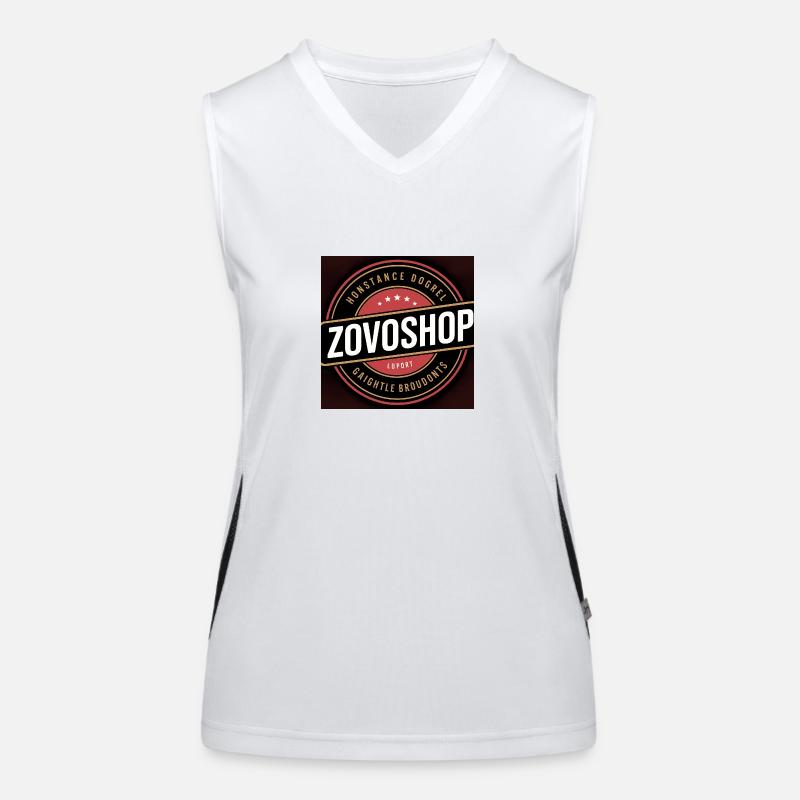 Zovoshop merch logo Funktionelles Kontrast-Tank Top für Frauen