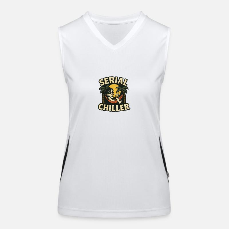 Serial Chiller Damen Funktionelles Kontrast-Tank Top für Frauen