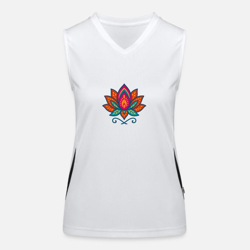 Lotus 1 Funktionelles Kontrast-Tank Top für Frauen