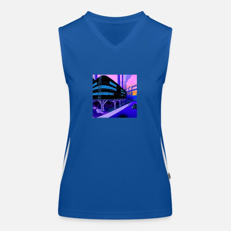 Wolfsburg-2 theme Women's Functional Contrast Tank Top