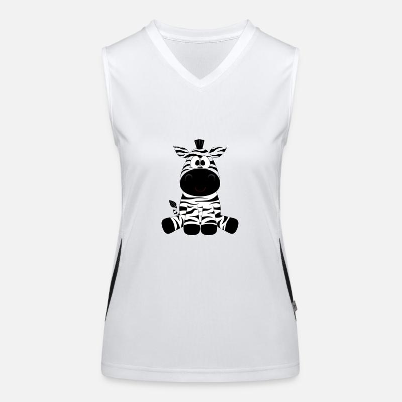 zebra Women's Functional Contrast Tank Top