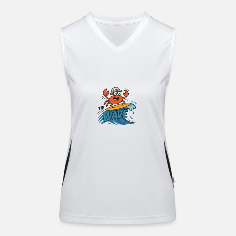 Surfer crab Women's Functional Contrast Tank Top