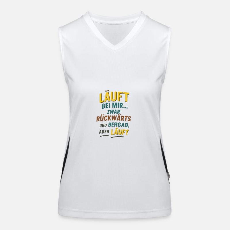 Bizarre, honnête et merveilleusement autodérision. Débardeur respirant contrasté Femme