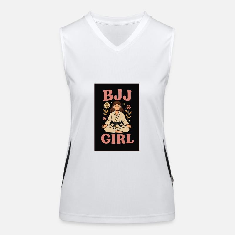 BJJ Mädchen Funktionelles Kontrast-Tank Top für Frauen