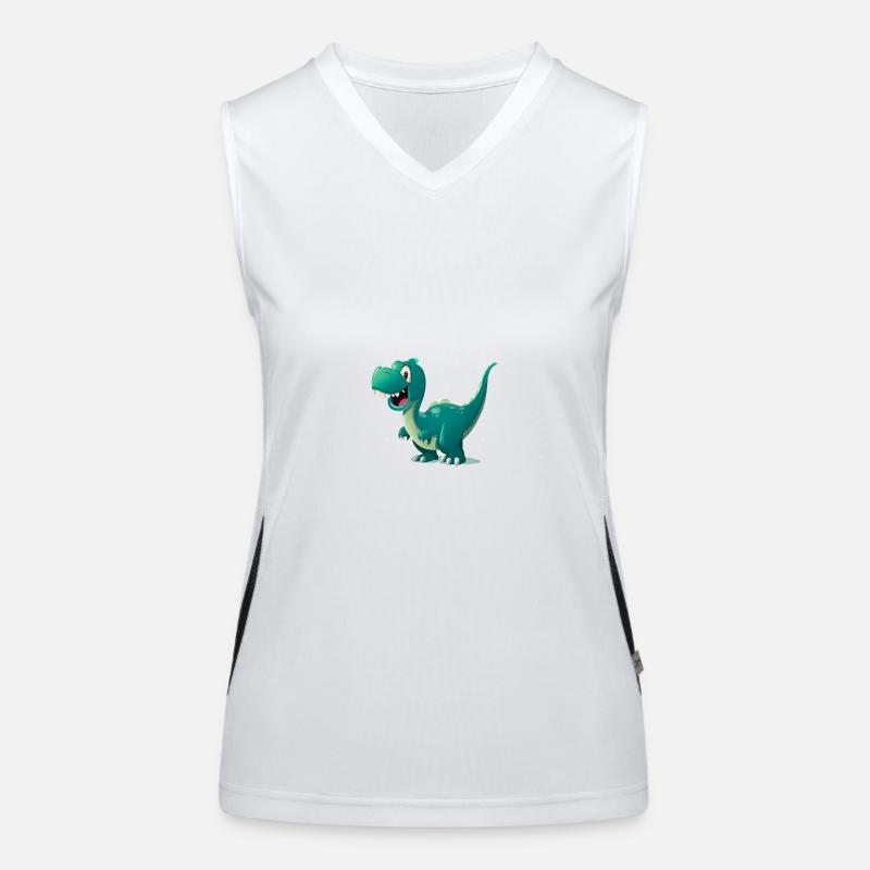 Dinosaurs Women's Functional Contrast Tank Top