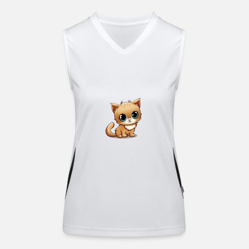 Chatons Débardeur respirant contrasté Femme