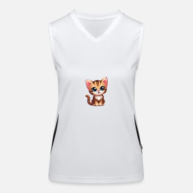 Chatons Débardeur respirant contrasté Femme