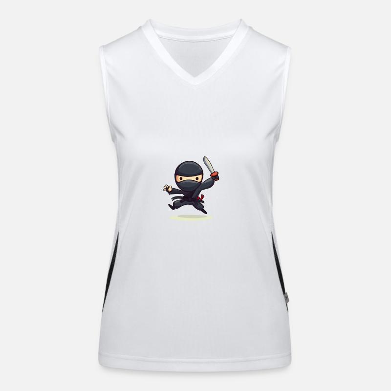 Ninja Funktionelles Kontrast-Tank Top für Frauen