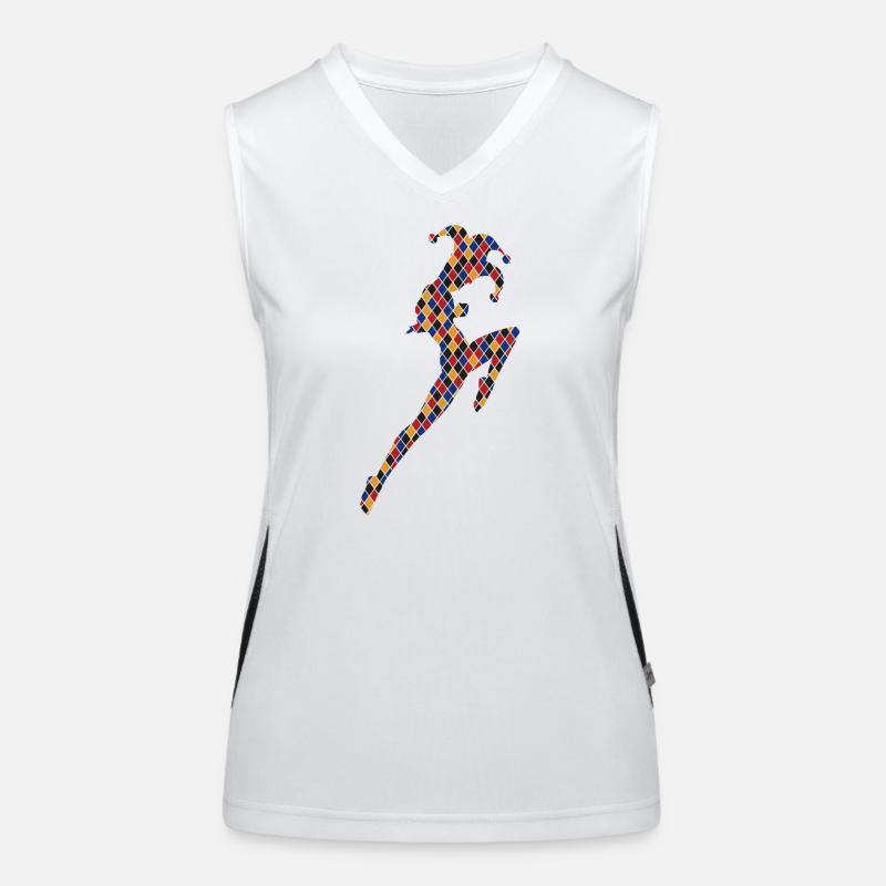 Harlekin Funktionelles Kontrast-Tank Top für Frauen