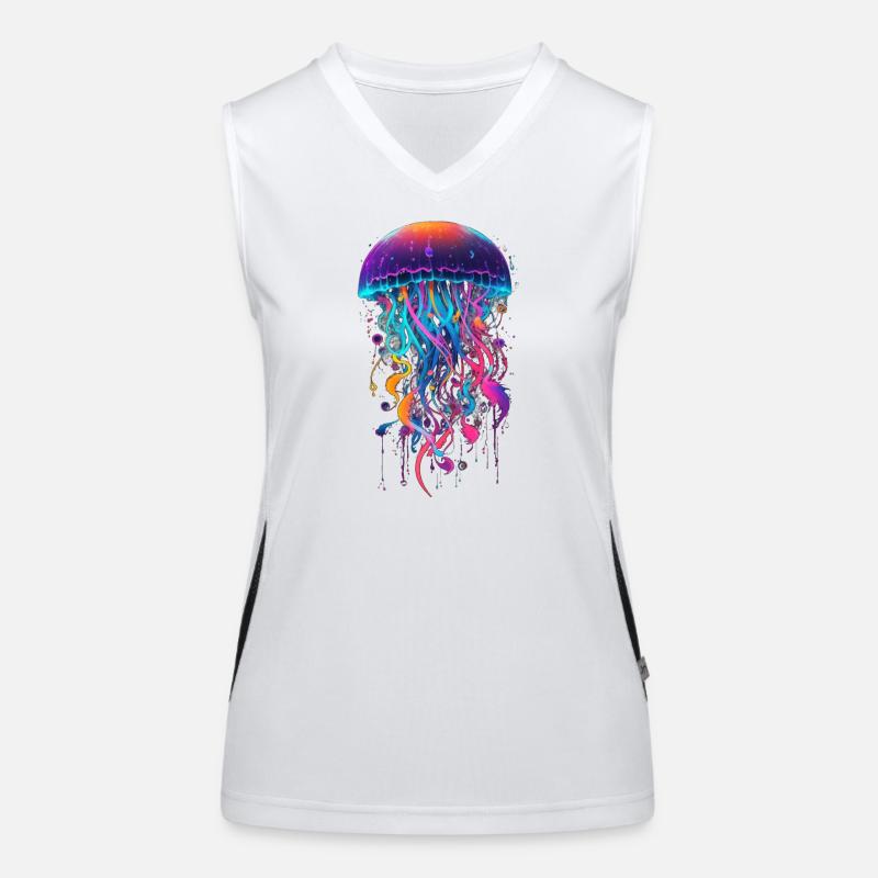 Méduse Débardeur respirant contrasté Femme