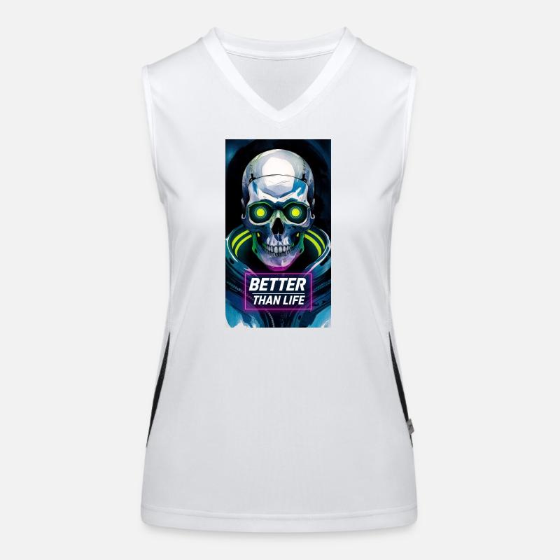 Skull Women's Functional Contrast Tank Top