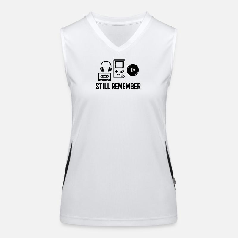 Still Remember T-Shirt – Retro 90s Nostalgia, Vint Women's Functional Contrast Tank Top