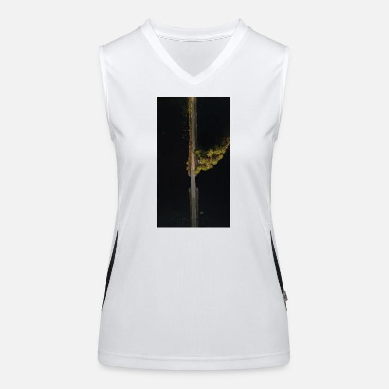 Water path in the Shadow Forest Women's Functional Contrast Tank Top