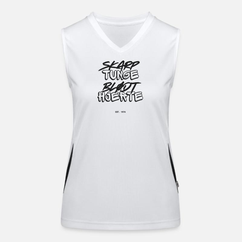 Sharp tongue soft heart Women's Functional Contrast Tank Top