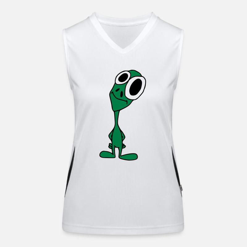 Mr. Alien Funktionelles Kontrast-Tank Top für Frauen