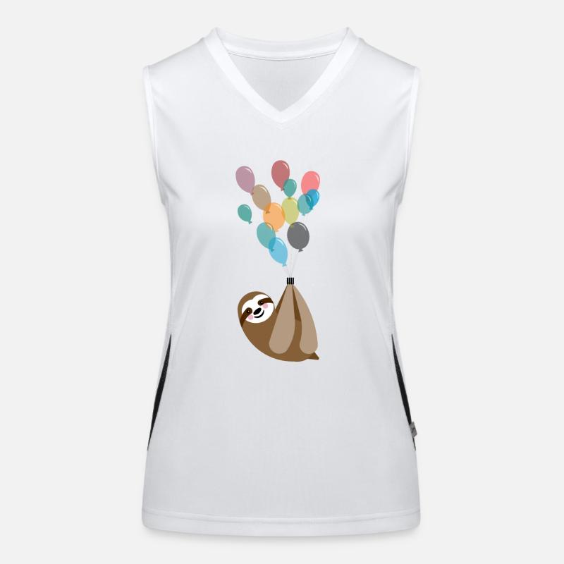 faultier Funktionelles Kontrast-Tank Top für Frauen