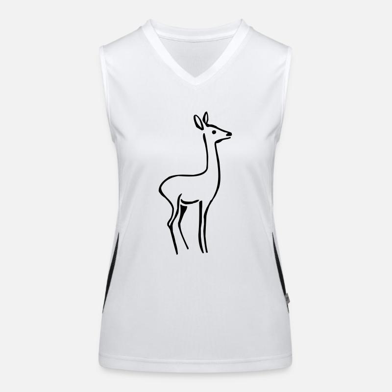 Biche Débardeur respirant contrasté Femme