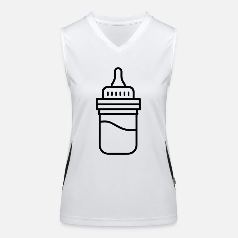 Flasche Funktionelles Kontrast-Tank Top für Frauen