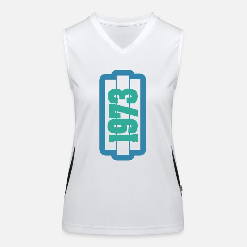 Year 1973 Women's Functional Contrast Tank Top