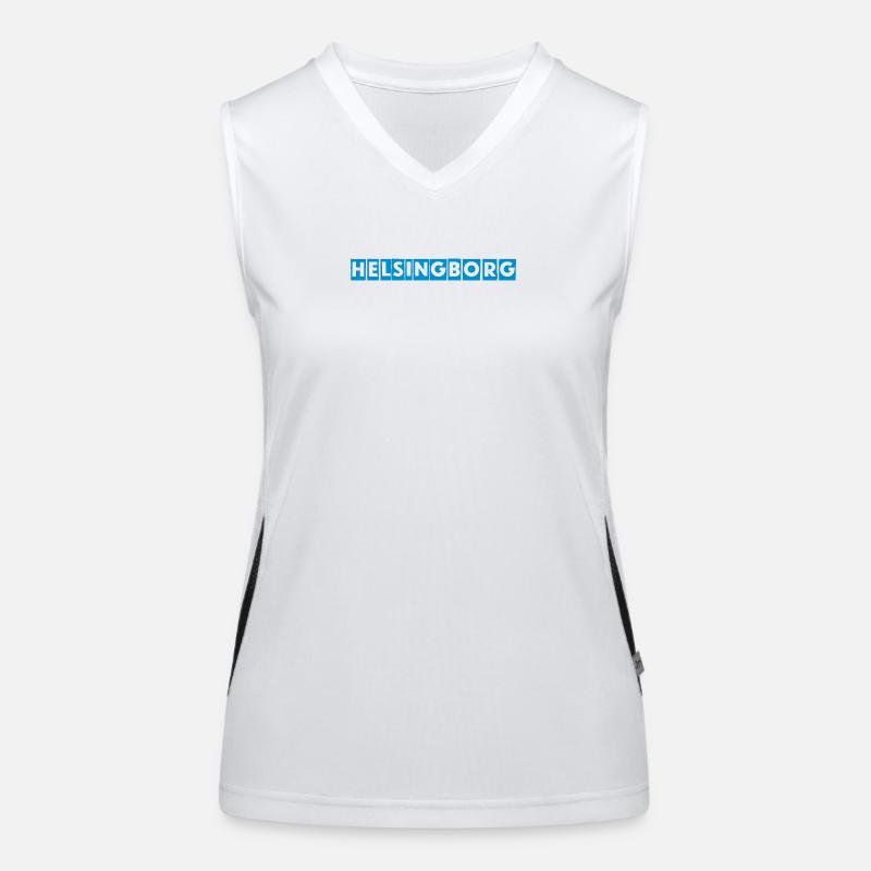 Helsingborg Block Letters Women's Functional Contrast Tank Top