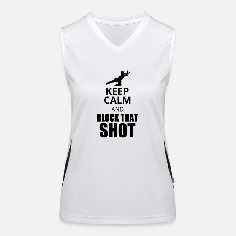 Floorball Funktionelles Kontrast-Tank Top für Frauen