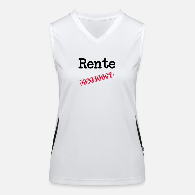 Rente genehmigt Funktionelles Kontrast-Tank Top für Frauen