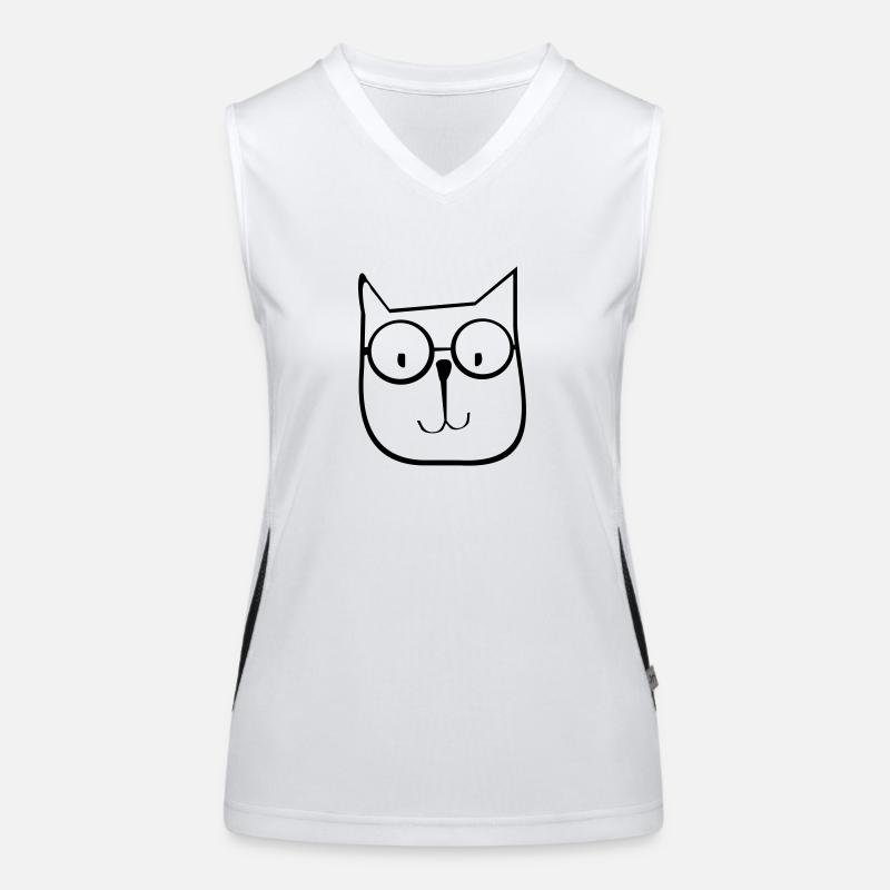 cat1 (en) Débardeur respirant contrasté Femme
