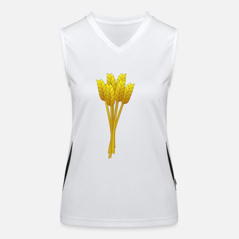 Stroh Funktionelles Kontrast-Tank Top für Frauen