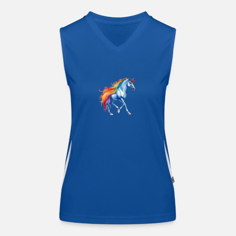 Cheval Débardeur respirant contrasté Femme