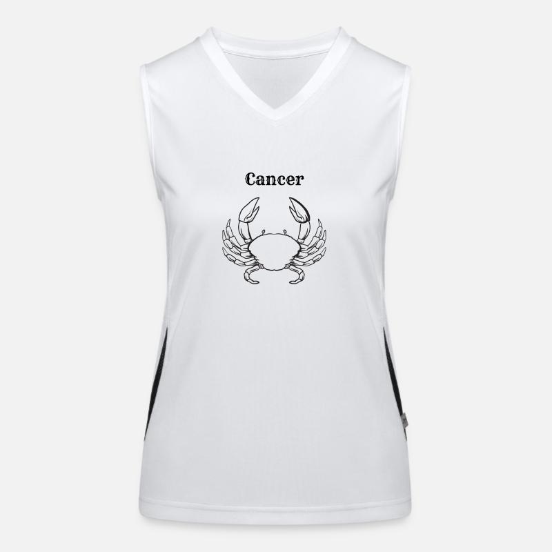 Cancer Débardeur respirant contrasté Femme