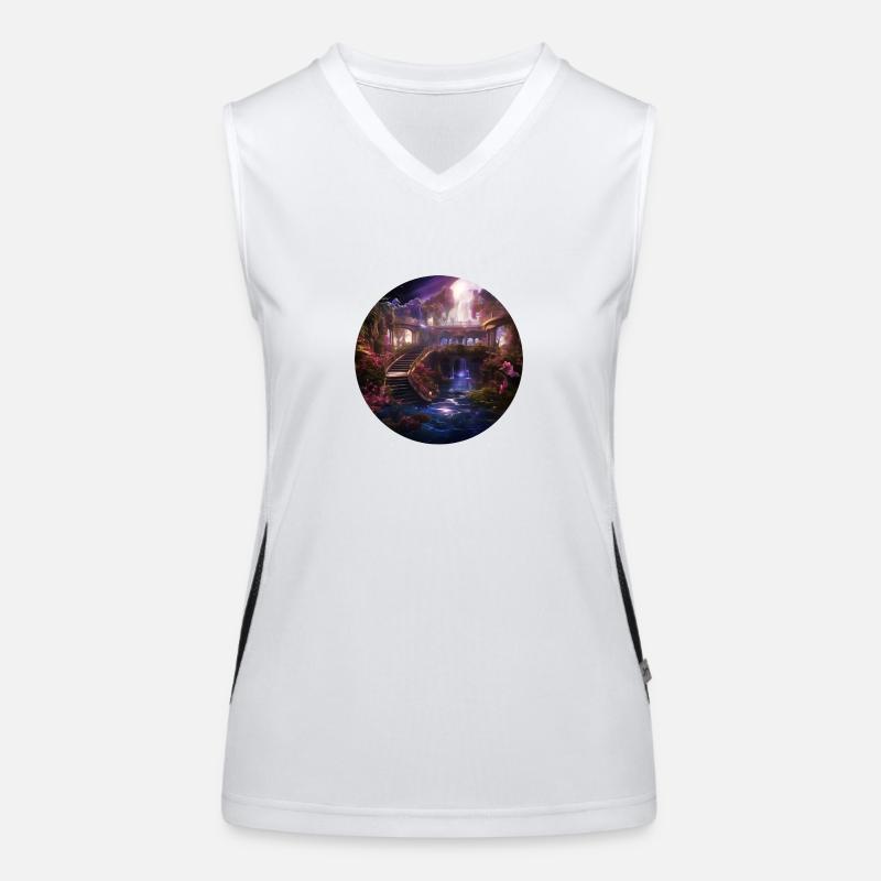 Enchanted Astral Starharbor Women's Functional Contrast Tank Top