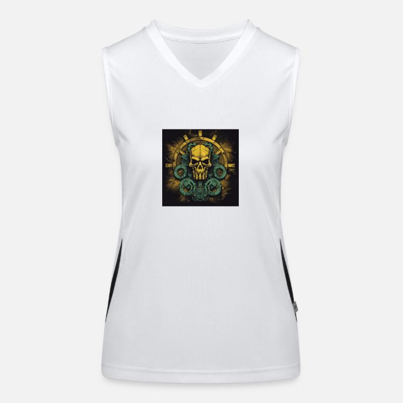 Chernobyl atom 13 Women's Functional Contrast Tank Top