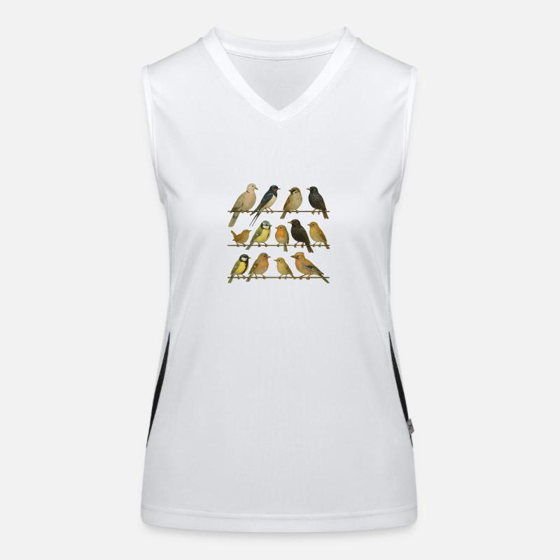 Bird Watcher Bird Lover Women's Functional Contrast Tank Top