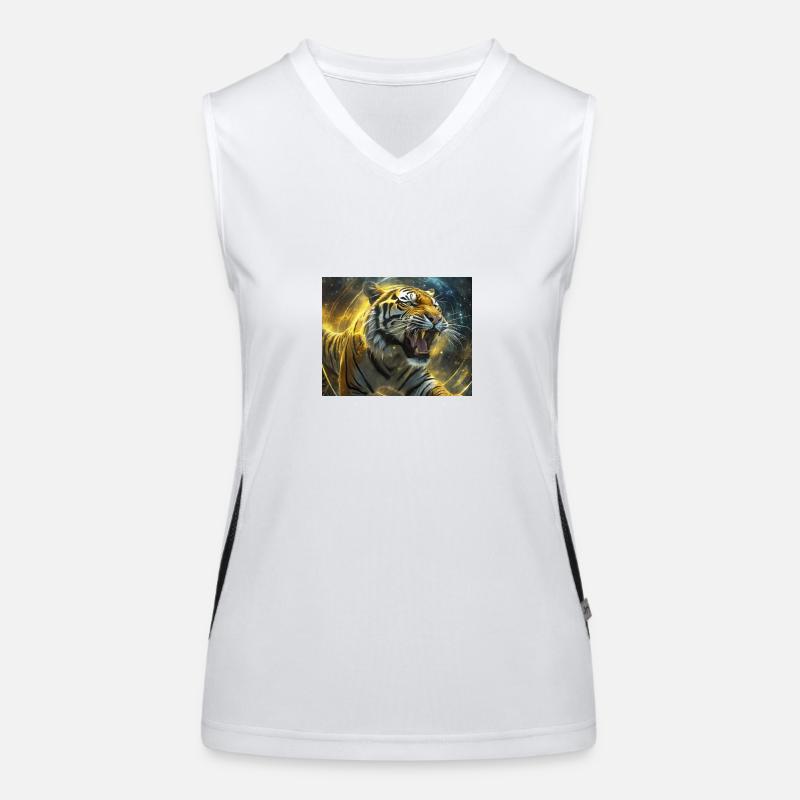 Space tiger Débardeur respirant contrasté Femme